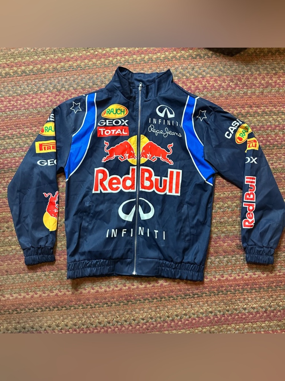 RED BULL GIVE YOU WINGS ZIP UP RACE JACKET